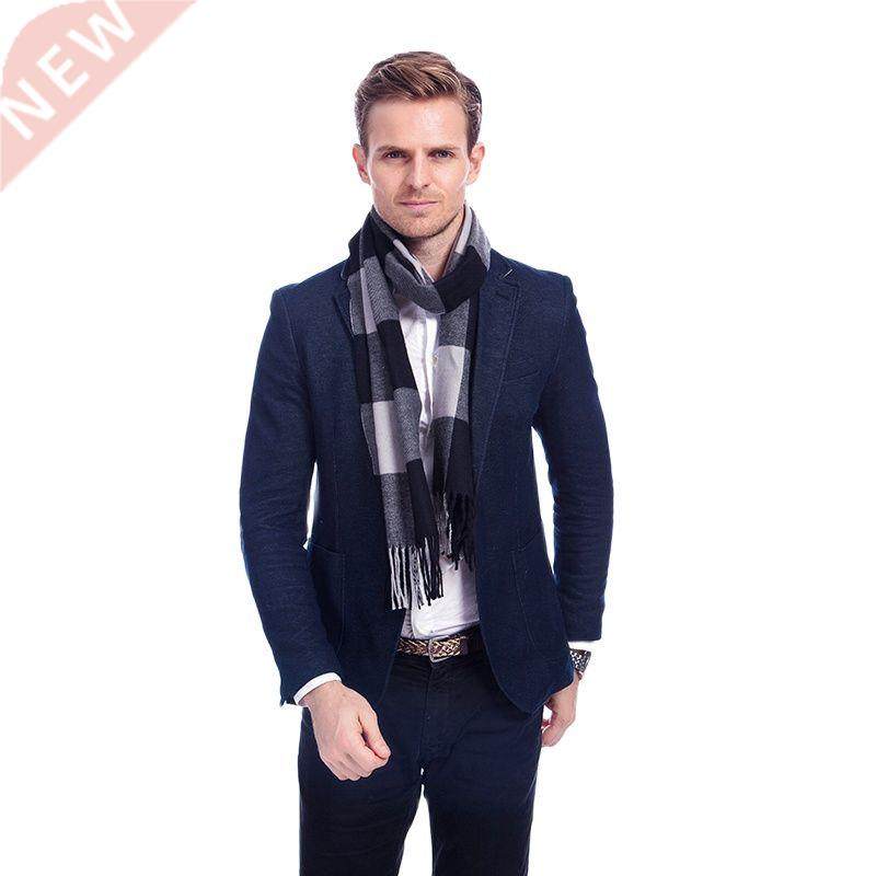 simpcise new winter man cashmere scarf light weight long sof