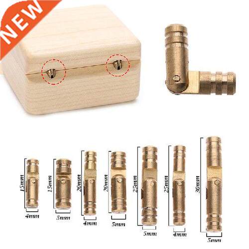 10Pcs 20*4mm Copper Brrel Hinges Cylindricl Hidden
