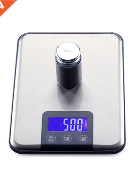 10KG Electronic Food Kitchen Bench Scales 10kg 1g Slim Stain