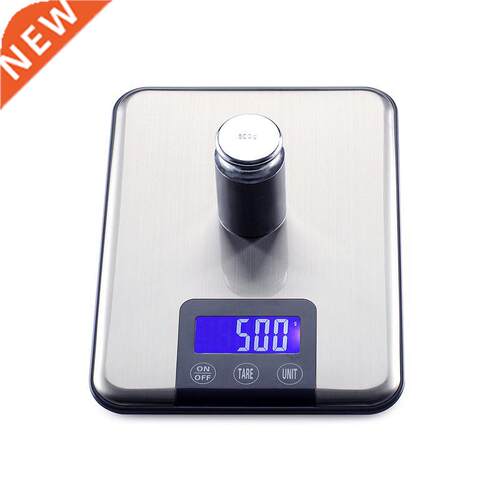 10KG Electronic Food Kitchen Bench Scales 10kg 1g Slim Stain