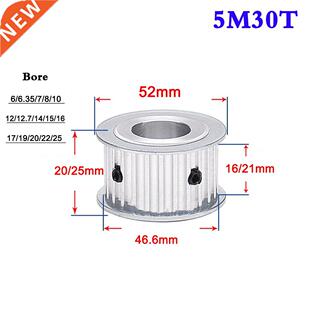 1PCS Tmng Belt Pulley 5M 30 Tooth Synchronous Wheel Wdth