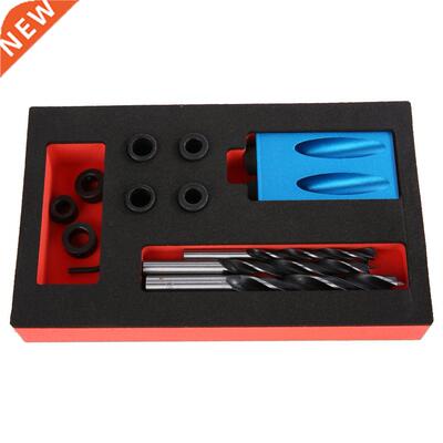 14pcs 15 Degree Hole Angle Drilling Locator Aluminium Woodwo