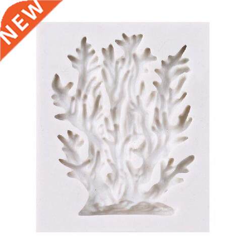 New 1PC Silicone Cake Mold Tool Coral Grass Sea Cake Mould
