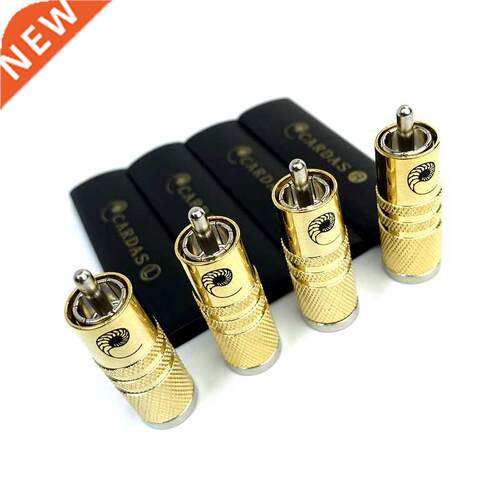 4Pcs/lot Audiophile RCA Plug Cardas SRCA HiFi Audio Cable Ad