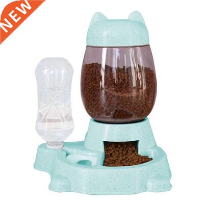 Water Feeding Pet Feeder Double Bowl Dog Drinking Water