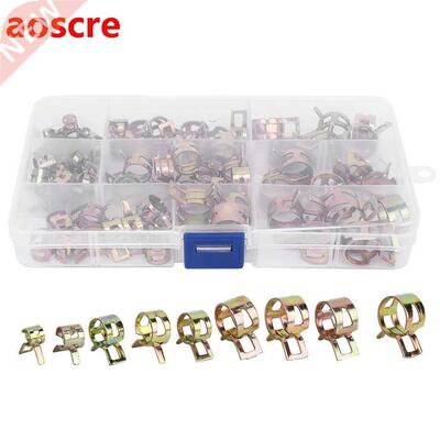 80Pcs 6/8/9/10/11/12/14/15mm Spring Clip Fuel Water Line Hos