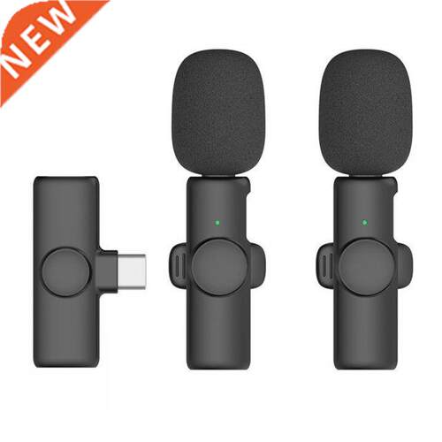 New Wireless Lavalier Microphone Portable Audio Video Record