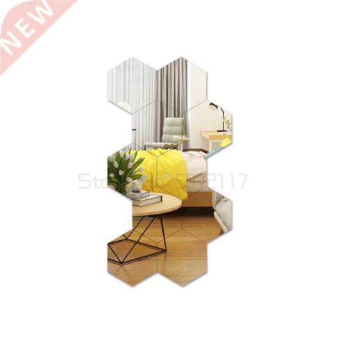 Decorative mirror wall-mounted self-adhesive wall hanging