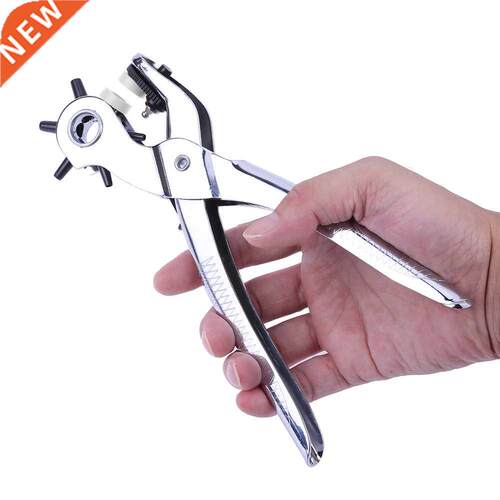 Punch Heavy Duty Revolving Belt Holes Hand Pliers Tool Eyele