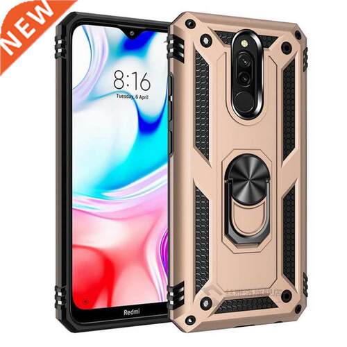 Luxury Armor Shockproof Case Xiaomi Redmi 8 case Silicone B