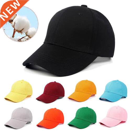Kids Girls Boys Caps Cotton Black Cap Men Women Snapback Bas