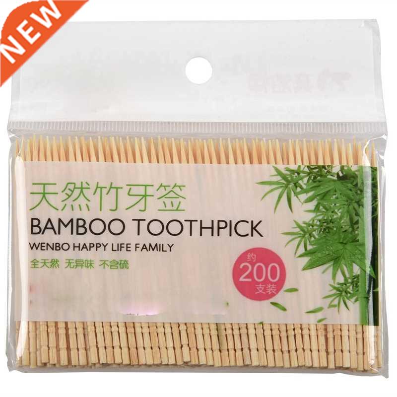 Bamboo Toothpicks Catering Cocktail Fruit Picks 6.4Cm Long