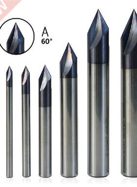 2-12mm 3 Flute Chamfer Milling Cutter 60 Degrees CNC Router