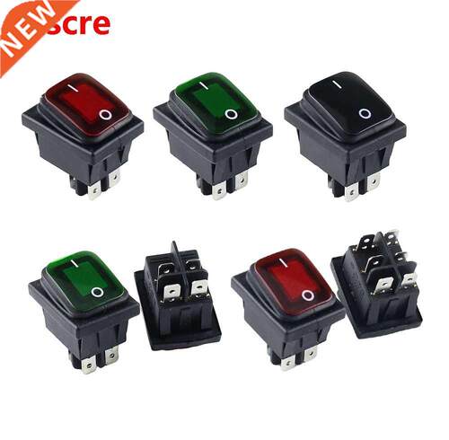 KCD4 Rocker Switch 4pin / 6pin 16A 250VAC Waterproof DPDT