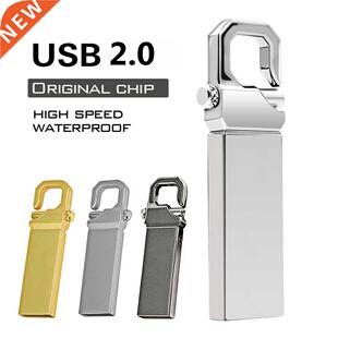 USB 2.0 32GB Metal Flash Drives Memory Stick High Speed Key