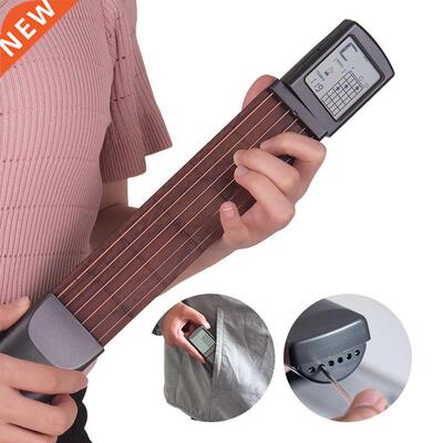 Portable Chord Trainer Pocket Guitar Practice Tools LCD Musi