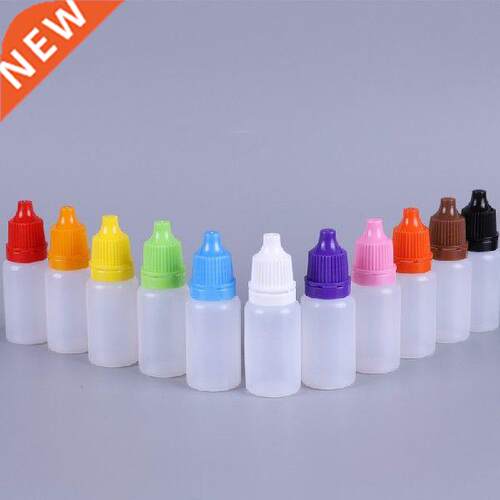 10/5/1pcs Eye Drop Bottle Refillable Empty Plastic