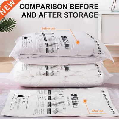 6pcs With Hand Pump Sweater Bedding Space Saving Clothes