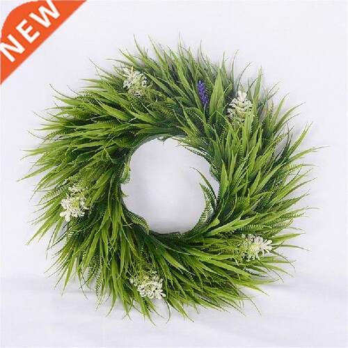 Eucalyptus Wreath Artificial Plants Background Wall Window