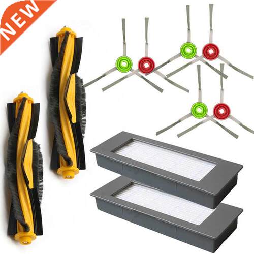 6 Side Brushes 2 Main Brushes 2 Filters For Ecovacs Deebot O