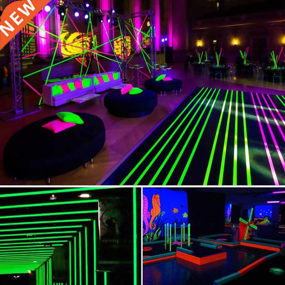 6pcs/Set Fluorescent Tape UV Reactive Glow In The Dark Tape