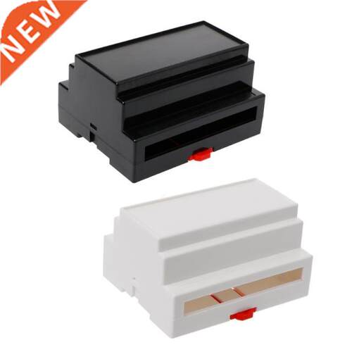 1Pc plastic din rail enclosure junction box electronic equip