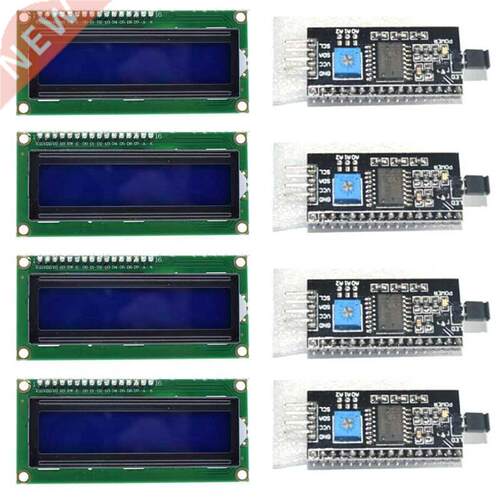 8 Pieces IIC/ I2C/ TWI LCD Serial Interface Adapter and LCD
