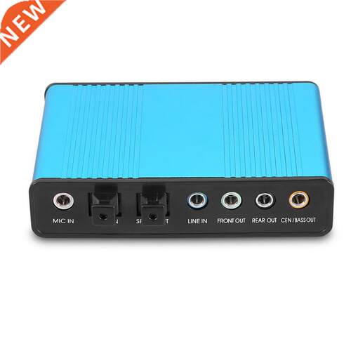 for Laptop PC 6 Channel 5.1 USB S/PDIF Sound Card Adapter wi