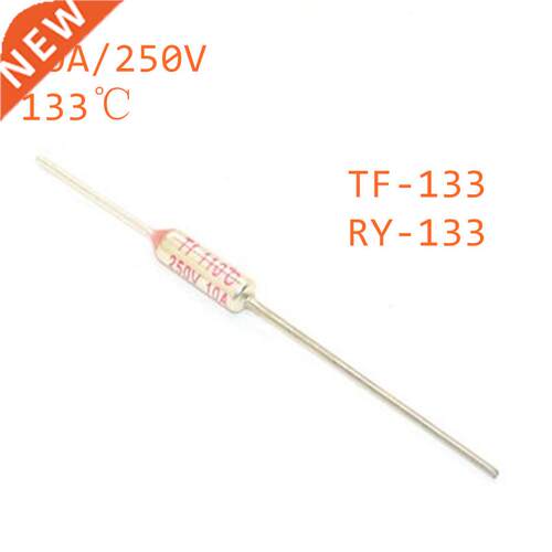 10pcs RY Micro thermal fuse 10A250V 130 Degrees Tf 133 C Min