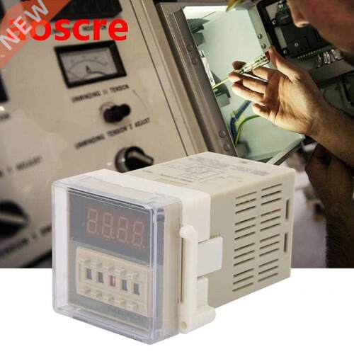 0.01S-9999H 8Pins Digital Time Relay DH48S-2Z LCD Display Ti