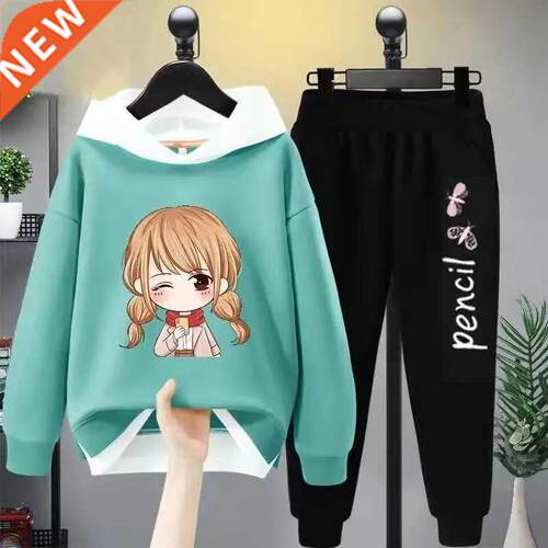 Girl Casual Set 2Pcs Set Spring Autumn Toddler Girls Cartoon