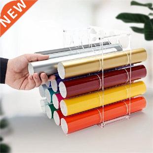 Roll Holder Acrylic Balanced Vinyl Storage Rack