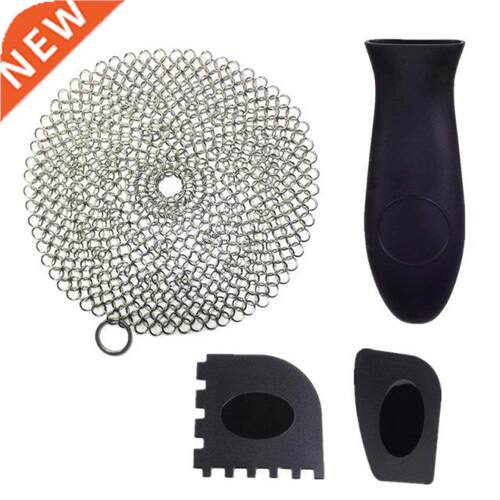 Stanless Steel Scrubber Set nclude Cleanng Cleaner Black