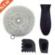 Set Scrubber nclude Cleanng Black Stanless Cleaner Steel