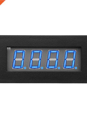 DC8V~15V 4 LED Blue Red Tachometer RPM Speed Meter 72mm x 36