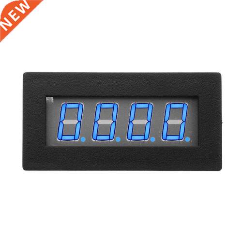 DC8V~15V 4 LED Blue Red Tachometer RPM Speed Meter 72mm x 36