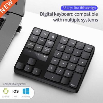 2.4GHz Wireless Keyboard 35-key Multimedia Rechargeable Keyp