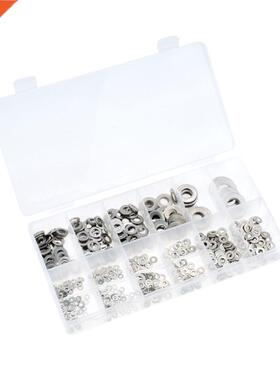 800PCS/Box M2 M2.5 M3 M4 M5 M6 M8 M10 M12 Stainless Steel Wa