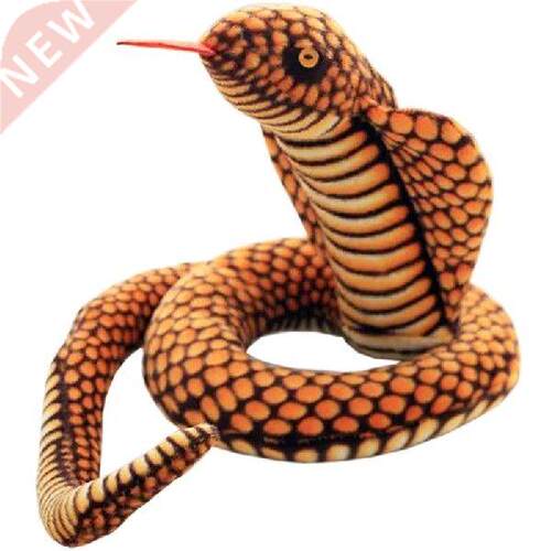Simulation of golden Python plush toys pillow creative