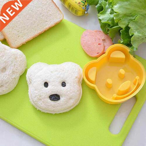 Kitchen Portable Little Bear Shape Sandwich Mold Bread Biscu