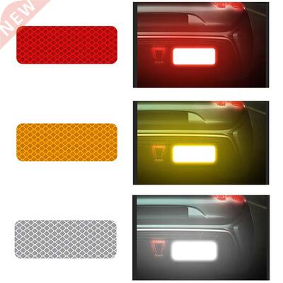2/4Pcs Car Reflective Sticker Traffic Warning Mark Reflectiv