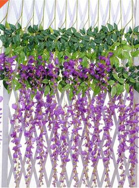 Artificial Wisteria Flowers Vine Silk Flower Dried Wedding