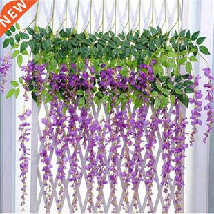 Artificial Wisteria Flowers Vine Silk Flower Dried Wedding