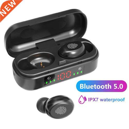 V8 TWS Bluetooth 5.0 Wireless Hedset Erphones Digitl Dis