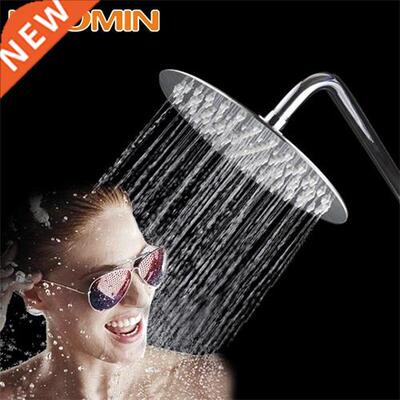 HOOMN Stanless Steel Ultra-thn Shower Heads Top Bathtub