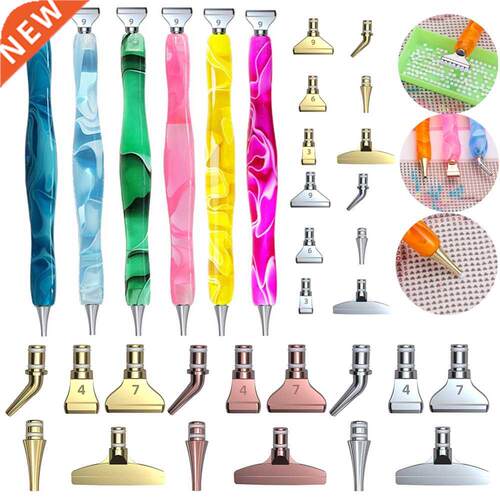 7Pcs/Set Resin Diamond Painting Pen Eco-friendly Alloy Repla