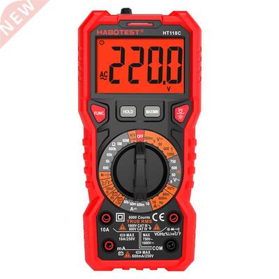 HABOTEST HT118C Digital Multimeter Auto Range Multi-meter 60