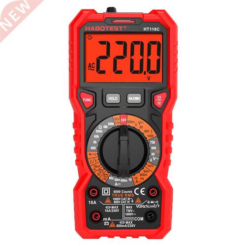 HABOTEST HT118C Digital Multimeter Auto Range Multi-meter 60