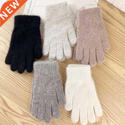 1 Pair Gloves Women's Winter Cute Plush Warm Riding Gloves W