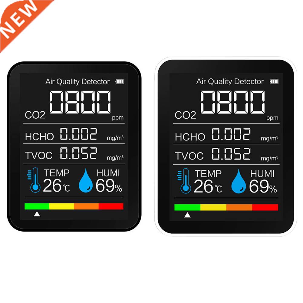 5 in 1 Portable CO2 Meter Temperature Humidity Sensor Tester